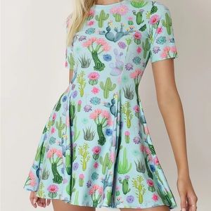 Blackmilk Crazy Plant Lady Evil Tee Dress